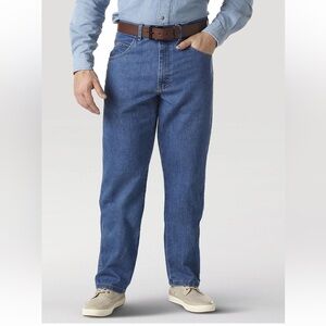WRANGLER RUGGED WEAR  RELAXED STRETCH
FLEX DENIM JEAN - STONEWASHED Sz 40X32
